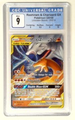 V1481: 2019: Reshiram & Charizard GX: 20/214: Unbroken Bonds: CGC: 9: MINT: 3749762001